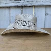 Sombrero Cuernos Chuecos 100X Renegado 3-Randas Style Western Cowboy Straw Hat - OriginalWestern.com
