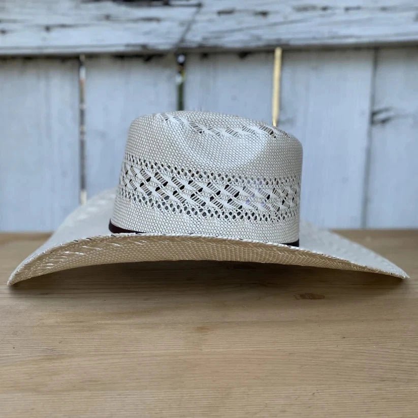Sombrero Cuernos Chuecos 100X Renegado 3-Randas Style Western Cowboy Straw Hat - OriginalWestern.com
