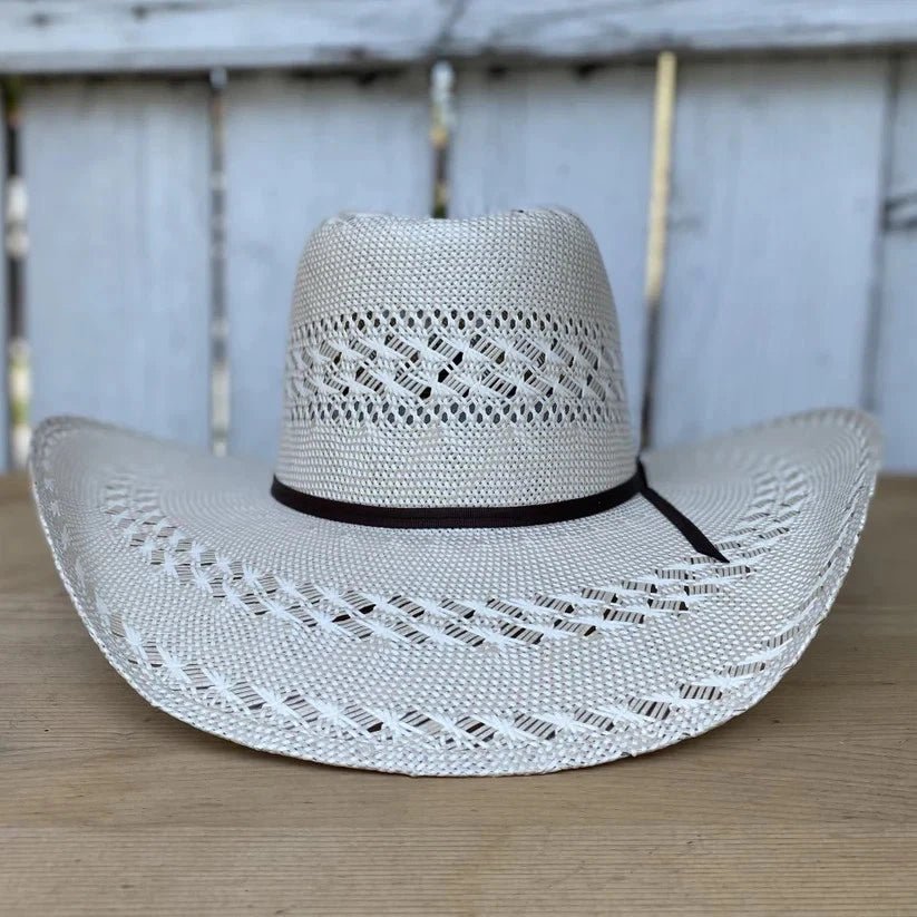 Sombrero Cuernos Chuecos 100X Renegado 3-Randas Style Western Cowboy Straw Hat - OriginalWestern.com