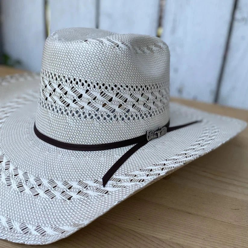 Sombrero Cuernos Chuecos 100X Renegado 3-Randas Style Western Cowboy Straw Hat - OriginalWestern.com
