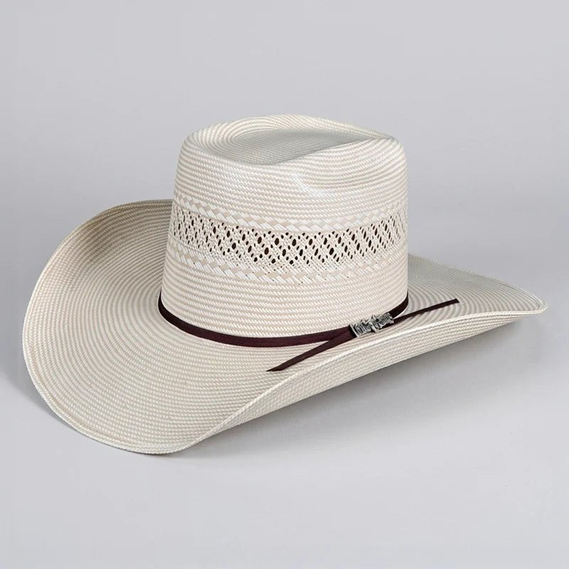 Sombrero Cuernos Chuecos 100X Renegado Bicolor Style Western Cowboy Straw Hat - OriginalWestern.com
