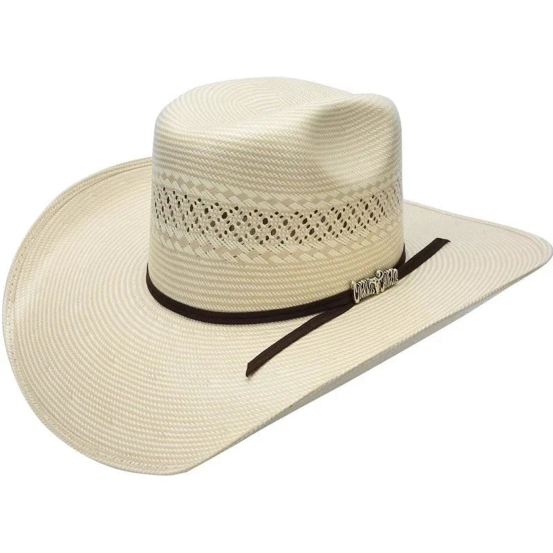 Sombrero Cuernos Chuecos 100X Renegado Bicolor Style Western Cowboy Straw Hat - OriginalWestern.com
