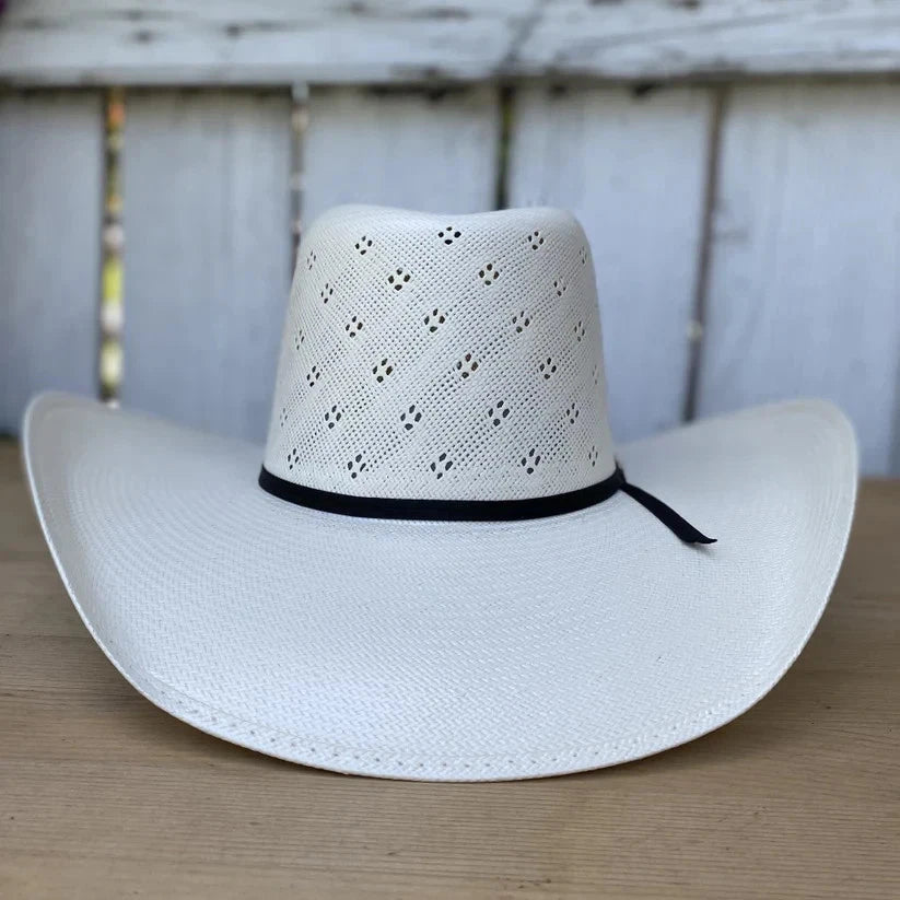 Sombrero Cuernos Chuecos 100X Renegado Flower Style Cowboy Straw Hat - OriginalWestern.com