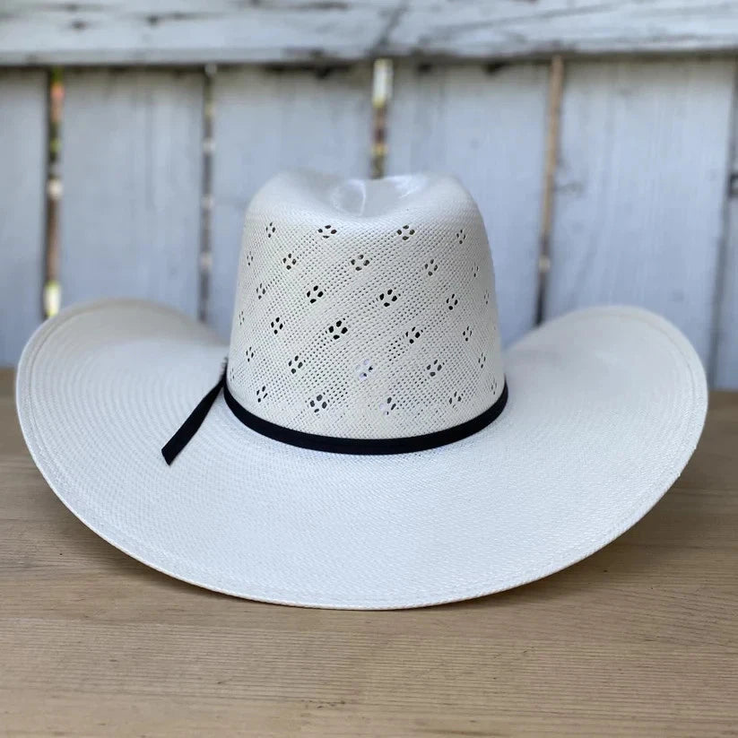 Sombrero Cuernos Chuecos 100X Renegado Flower Style Cowboy Straw Hat - OriginalWestern.com