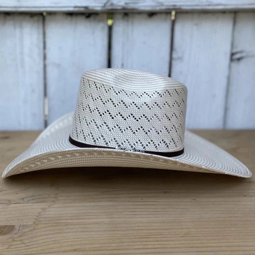 Sombrero Cuernos Chuecos 100X Renegado Mountain Peak Style Cowboy Straw Hat - OriginalWestern.com