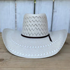 Sombrero Cuernos Chuecos 100X Renegado Mountain Peak Style Cowboy Straw Hat - OriginalWestern.com