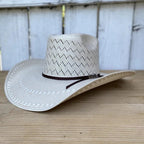 Sombrero Cuernos Chuecos 100X Renegado Mountain Peak Style Cowboy Straw Hat - OriginalWestern.com
