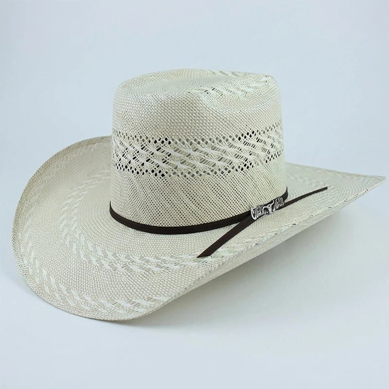 Sombrero Cuernos Chuecos 100X Vakera Bicolor Style Cowboy Straw Hat - OriginalWestern.com
