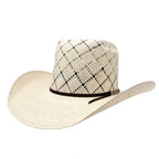 Sombrero Cuernos Chuecos 100X Vakera Diamond Style Cowboy Straw Hat - OriginalWestern.com