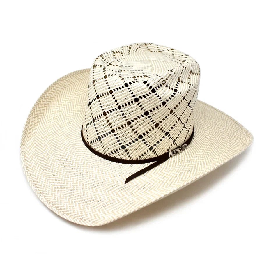 Sombrero Cuernos Chuecos 100X Vakera Diamond Style Cowboy Straw Hat - OriginalWestern.com