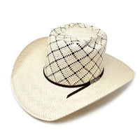 Sombrero Cuernos Chuecos 100X Vakera Diamond Style Cowboy Straw Hat - OriginalWestern.com