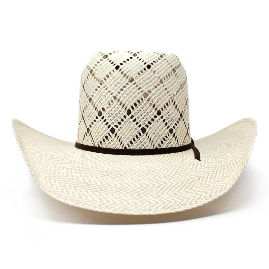 Sombrero Cuernos Chuecos 100X Vakera Diamond Style Cowboy Straw Hat - OriginalWestern.com