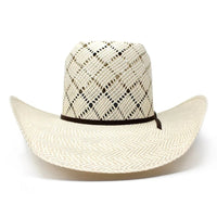 Sombrero Cuernos Chuecos 100X Vakera Diamond Style Cowboy Straw Hat - OriginalWestern.com