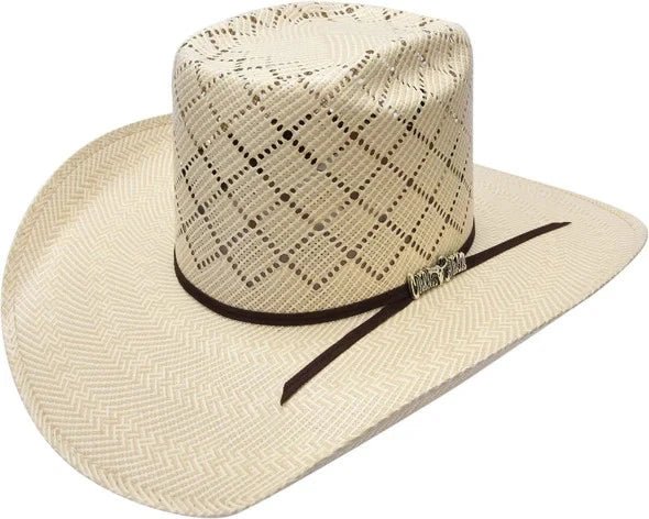 Sombrero Cuernos Chuecos 100X Vakera Diamond Style Cowboy Straw Hat - OriginalWestern.com