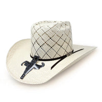 Sombrero Cuernos Chuecos 100X Vakera Diamond Style Cowboy Straw Hat - OriginalWestern.com