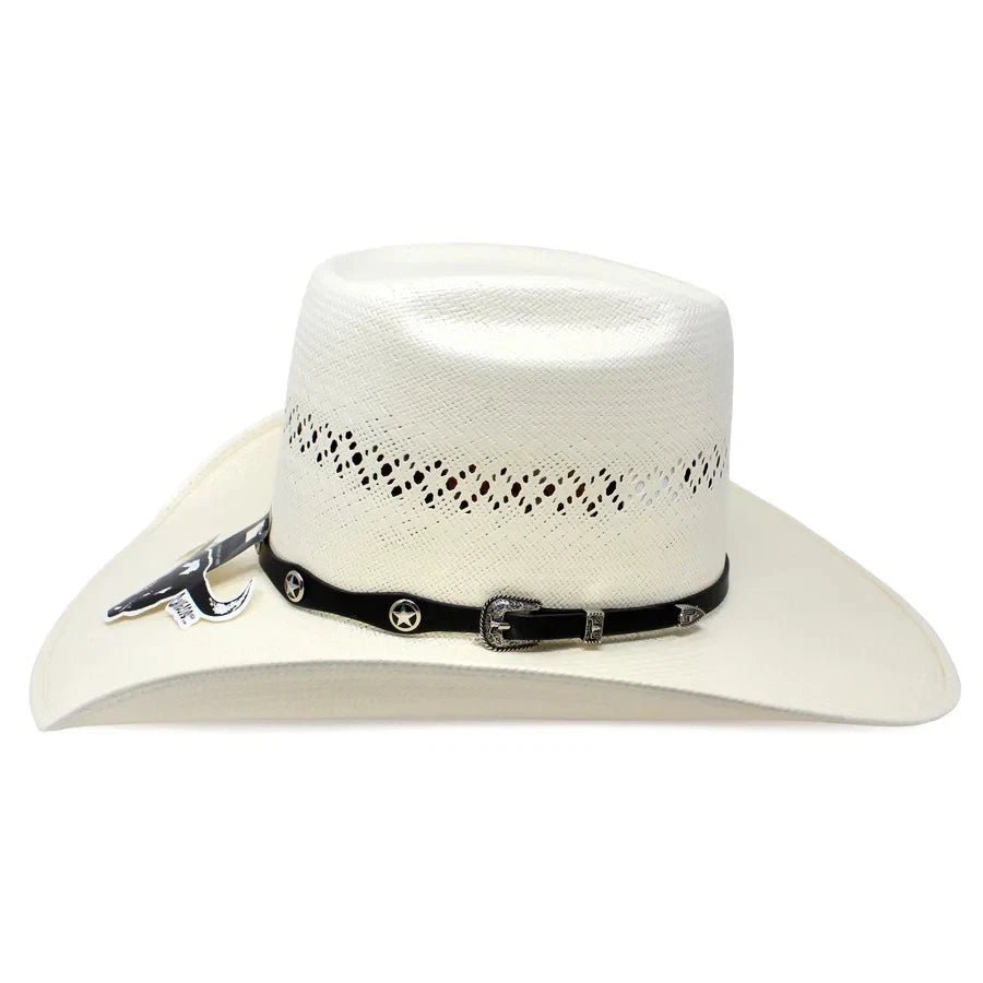 Sombrero Cuernos Chuecos 100X Vakera Natural Style Cowboy Straw Hat - OriginalWestern.com