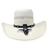 Sombrero Cuernos Chuecos 100X Vakera Natural Style Cowboy Straw Hat - OriginalWestern.com