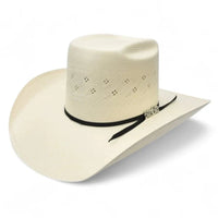 Sombrero Cuernos Chuecos 100X Vakera Randa Flower Style Cowboy Straw Hat - OriginalWestern.com