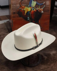 Sombrero Cuernos Chuecos 5000X Johnson San Judas Tadeo Cowboy Straw Hat - Brim 3" - OriginalWestern.com