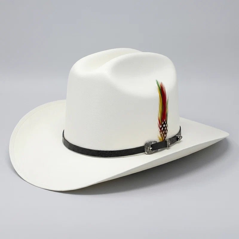 Sombrero Cuernos Chuecos 5000X Johnson Style Western Cowboy Straw Hat - Brim 3" - OriginalWestern.com
