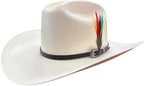 Sombrero Cuernos Chuecos 5000X Johnson Style Western Cowboy Straw Hat - Brim 4" - OriginalWestern.com