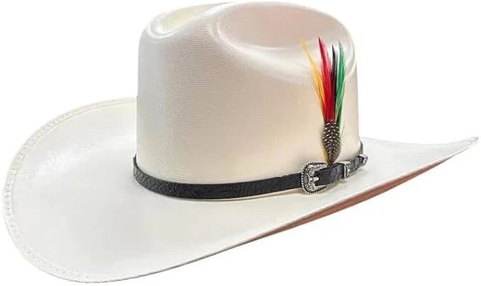 Sombrero Cuernos Chuecos 5000X Johnson Style Western Cowboy Straw Hat - Brim 4" - OriginalWestern.com