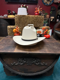 Sombrero Cuernos Chuecos 500X El Fantasma Style (Johnson) Western Straw Hat - OriginalWestern.com
