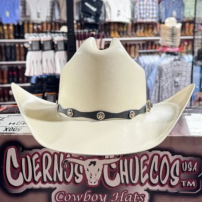 Sombrero Cuernos Chuecos 500X Maverick Style Western Cowboy Straw Hat - OriginalWestern.com