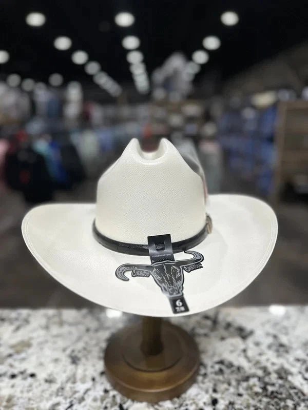 Sombrero Cuernos Chuecos 500X Sinaloa Style (Chaparral) Western Straw Hat 3" - OriginalWestern.com