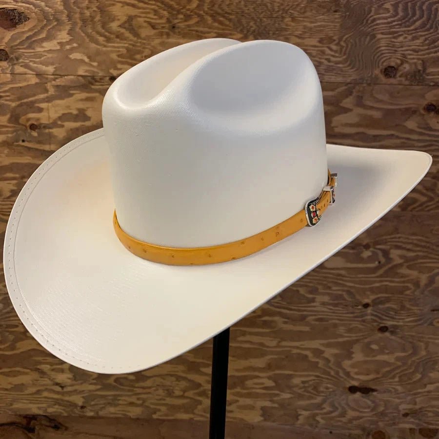 Sombrero Cuernos Chuecos 500X Sinaloa Style (Chaparral) Western Straw Hat 3" - OriginalWestern.com