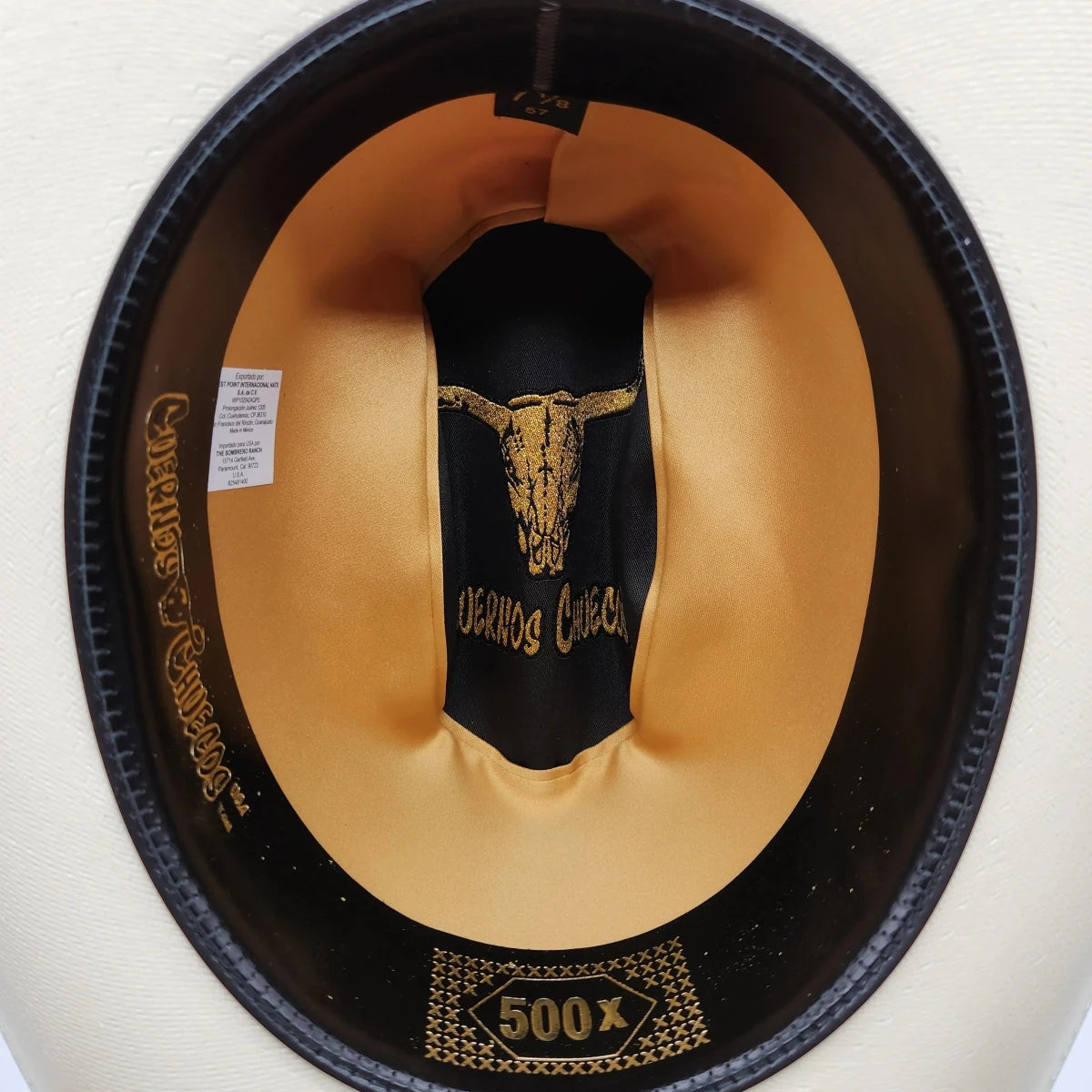 Sombrero Cuernos Chuecos 500X Sinaloa Style Western Straw Hat - Brim 3 1/2" - OriginalWestern.com