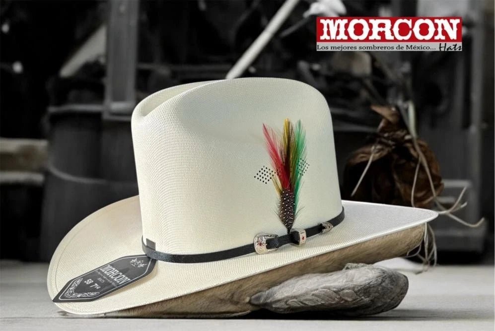 Sombrero Morcon 1,000X Virgen de Guadalupe Sinaloa Western Cowboy Straw Hat - OriginalWestern.com