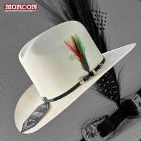 Sombrero Morcon 1,000X Virgen de Guadalupe Sinaloa Western Cowboy Straw Hat - OriginalWestern.com