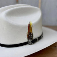 Sombrero Original Cuernos Chuecos 150X Sinaloa Style (Chaparral) Cowboy Hat 3" - OriginalWestern.com