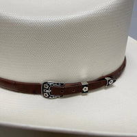 Sombrero Panama 1000X El Gobernador Style Cowboy Shantung Straw Hat - OriginalWestern.com