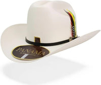 Sombrero Panama 1,000X Panter Belico Sinaloa Style Western Cowboy Straw Hat - OriginalWestern.com