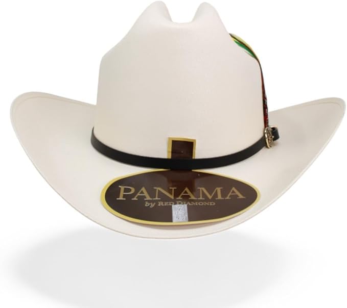 Sombrero Panama 1,000X Panter Belico Sinaloa Style Western Cowboy Straw Hat - OriginalWestern.com
