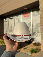 Sombrero Panama 15X El Centenario Style Cowboy Shantung Straw Hat - OriginalWestern.com