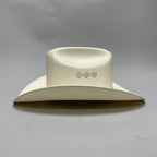 Sombrero Panama 15X El Centenario Style Cowboy Shantung Straw Hat - OriginalWestern.com