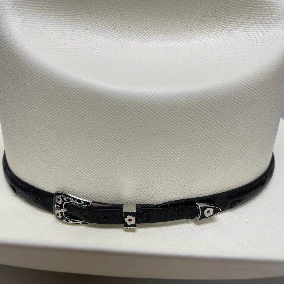 Sombrero Panama 5,000X El Comander Style Cowboy Shantung Straw Hat - OriginalWestern.com