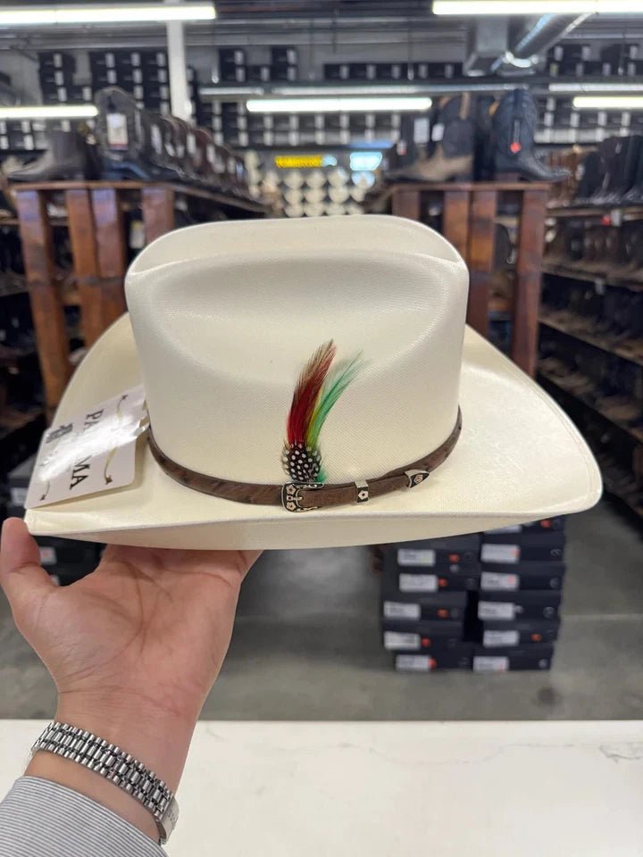 Sombrero Panama 5,000X El Comander Style Cowboy Shantung Straw Hat - OriginalWestern.com
