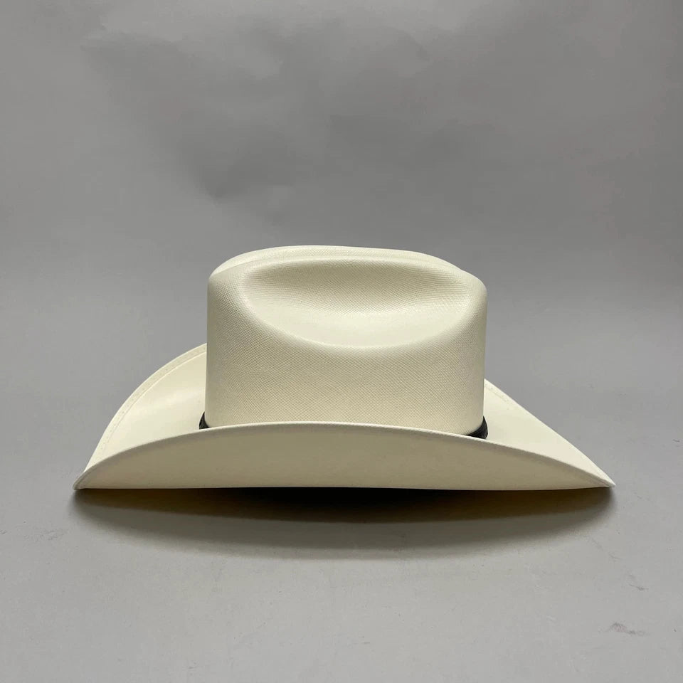 Sombrero Panama 5,000X El Comander Style Cowboy Shantung Straw Hat - OriginalWestern.com