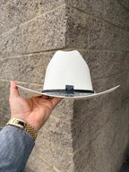 Sombrero Panama 5,000X El Patron Style with Ostrich Cowboy Shantung Straw Hat - OriginalWestern.com