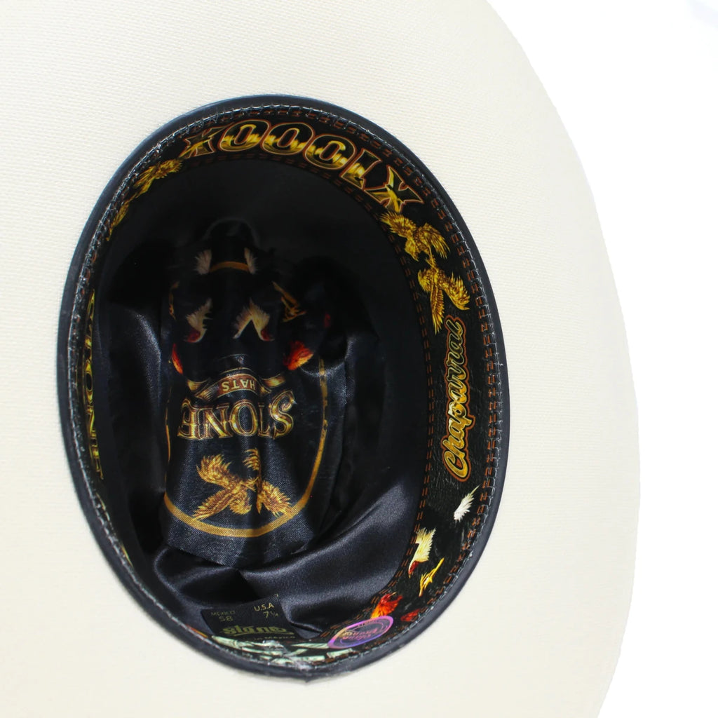 Sombrero Stone 1000X Sinaloa Style Gallos Gamecocks Western Cowboy Straw Hat - OriginalWestern.com