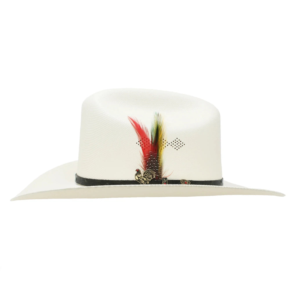Sombrero Stone 1000X Sinaloa Style Gallos Gamecocks Western Cowboy Straw Hat - OriginalWestern.com