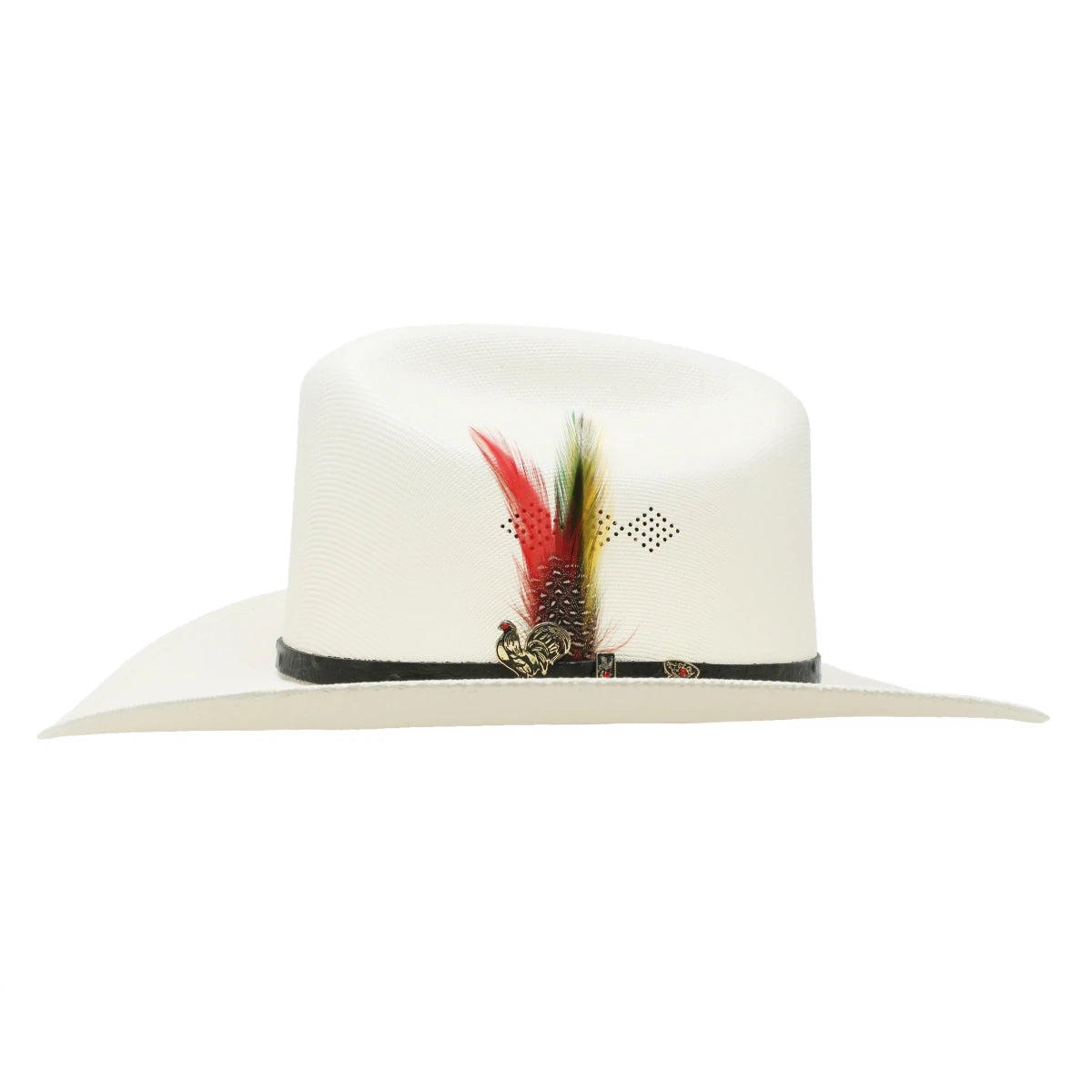 Sombrero Stone 1000X Sinaloa Style Gallos Gamecocks Western Cowboy Straw Hat - OriginalWestern.com