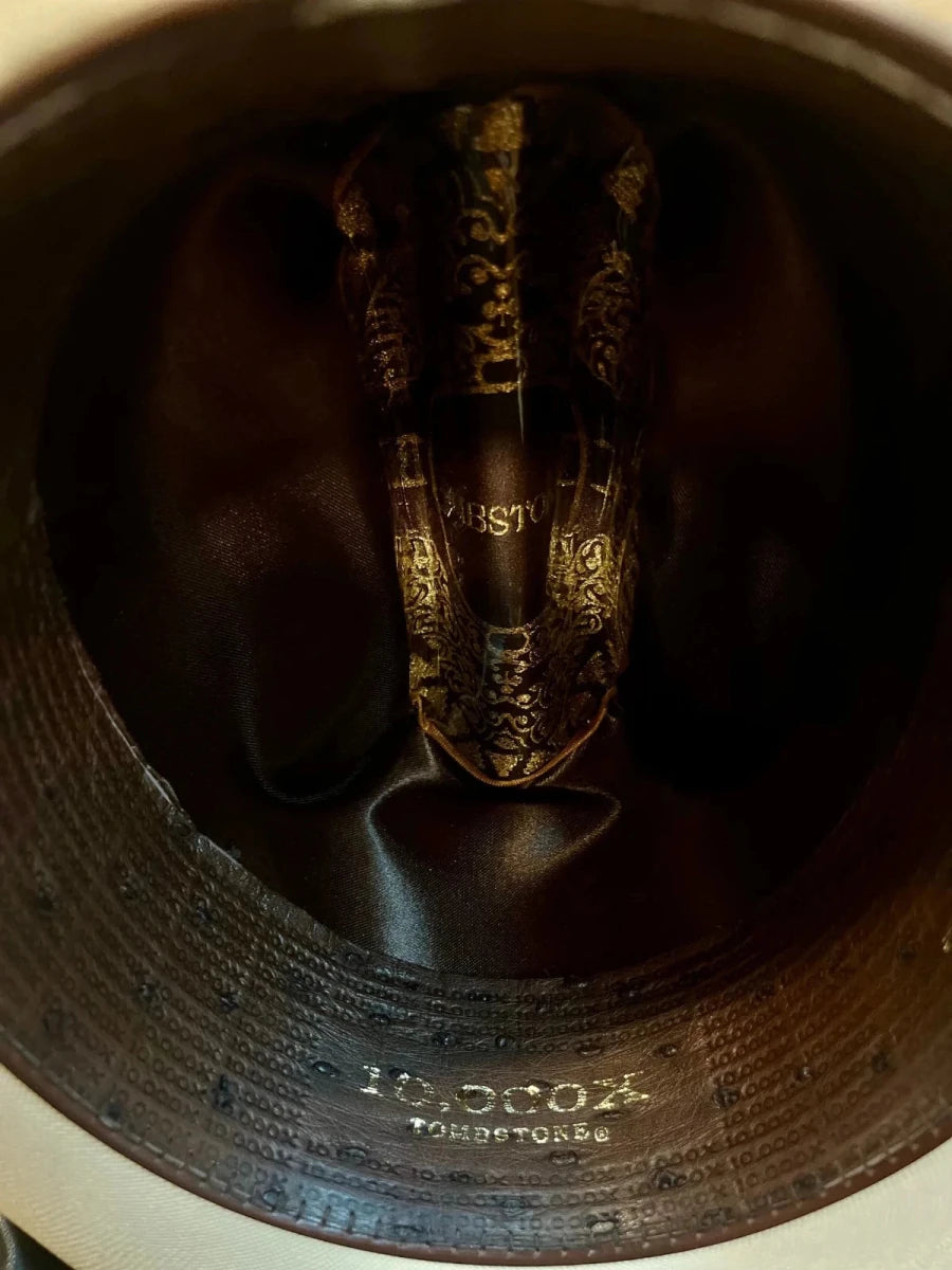 Sombrero Tombstone 10,000X Sinaloa Style (Chaparral) Cowboy Straw Hat - Brim 3" - OriginalWestern.com