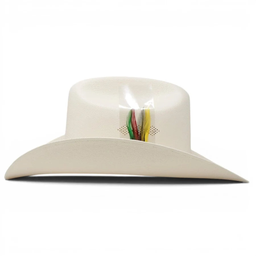 Men's Tombstone 1000X Laredo Style Western Cowboy Straw Hat with Snakeskin Band
