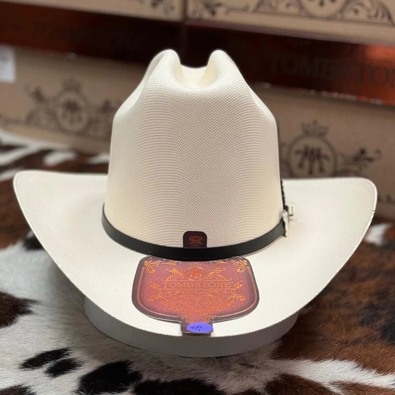 Sombrero Tombstone 1000X Johnson 2.0 Style Western Cowboy Straw Hat with Box - OriginalWestern.com