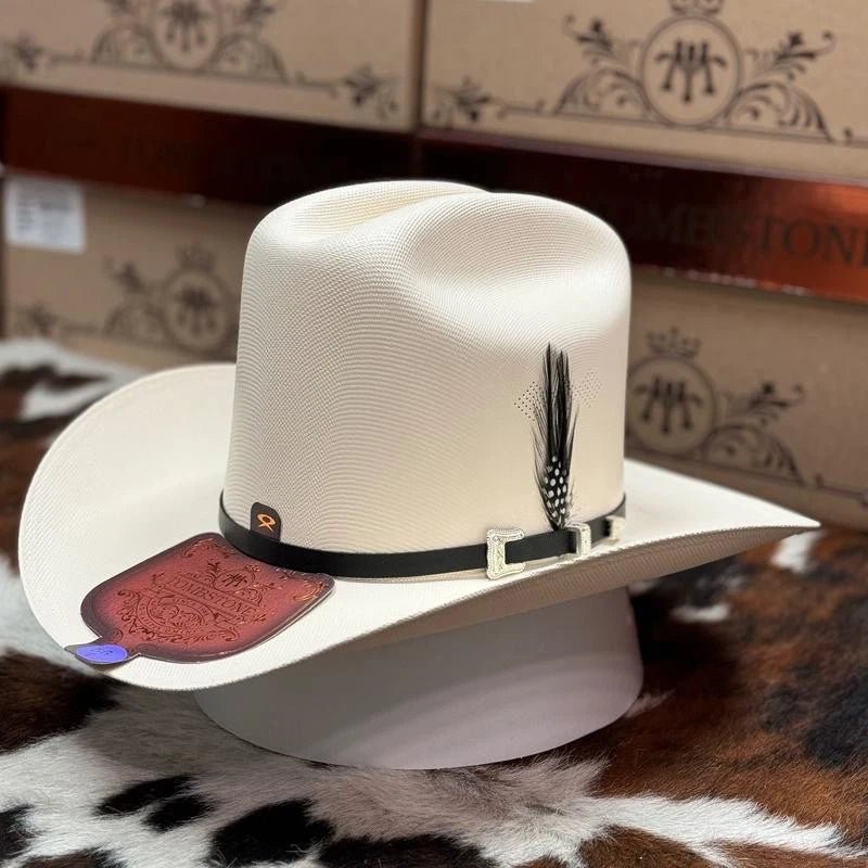 Sombrero Tombstone 1000X Johnson 2.0 Style Western Cowboy Straw Hat with Box - OriginalWestern.com
